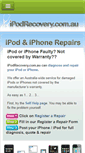 Mobile Screenshot of ipodrecovery.com.au