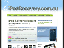 Tablet Screenshot of ipodrecovery.com.au